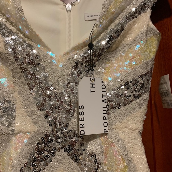 Dress the Population Sequin Mini - Picture 2 of 3